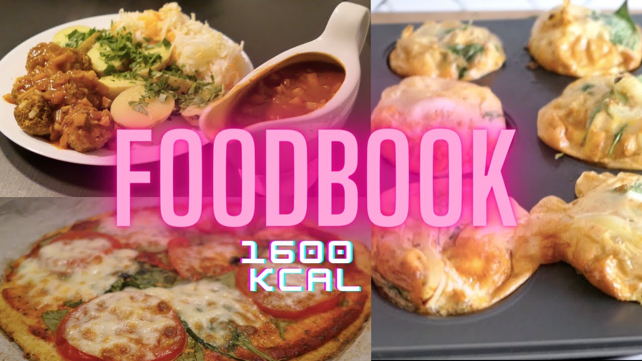 FOODBOOK czyli co jem w ciągu dnia 1600 kcal
