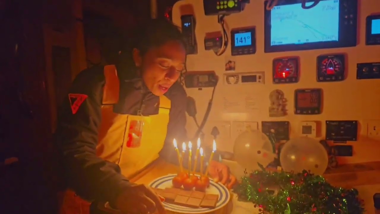 Happy Birthday Dilna - Birthday Celebrations in the Southern Ocean!