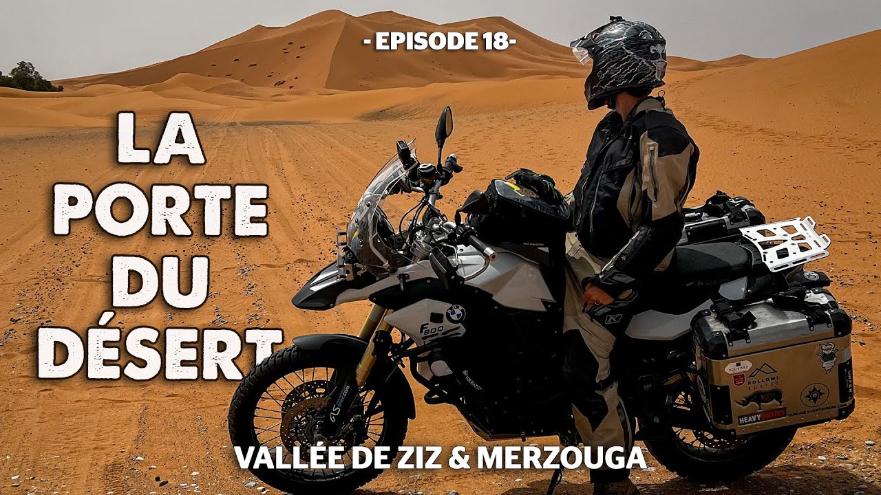 À MOTO, EN ÉTÉ DANS LE DÉSERT MAROCAIN : MAUVAISE IDÉE ! | VOYAGE MOTO EP#18