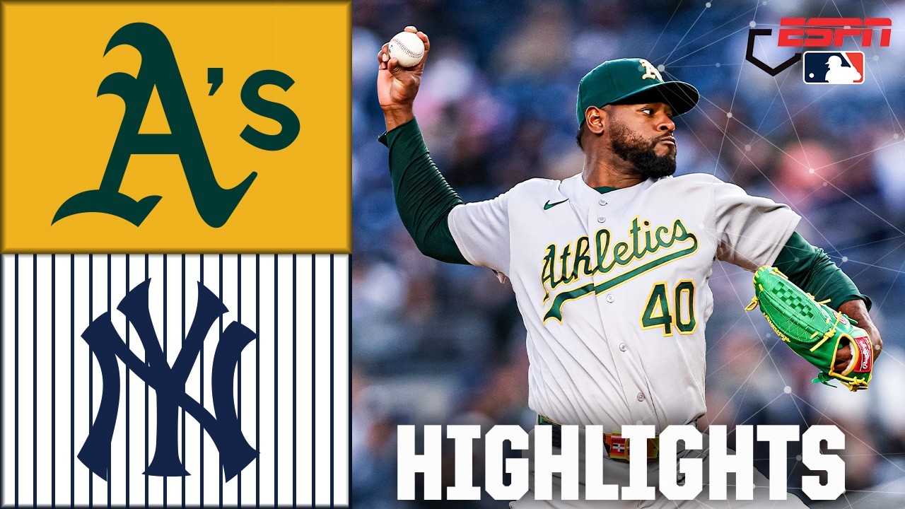 Матч &laquo;Атлетикс&raquo; против &laquo;Нью-Йорк Янкиз&raquo; | Полный обзор игры | ESPN MLB