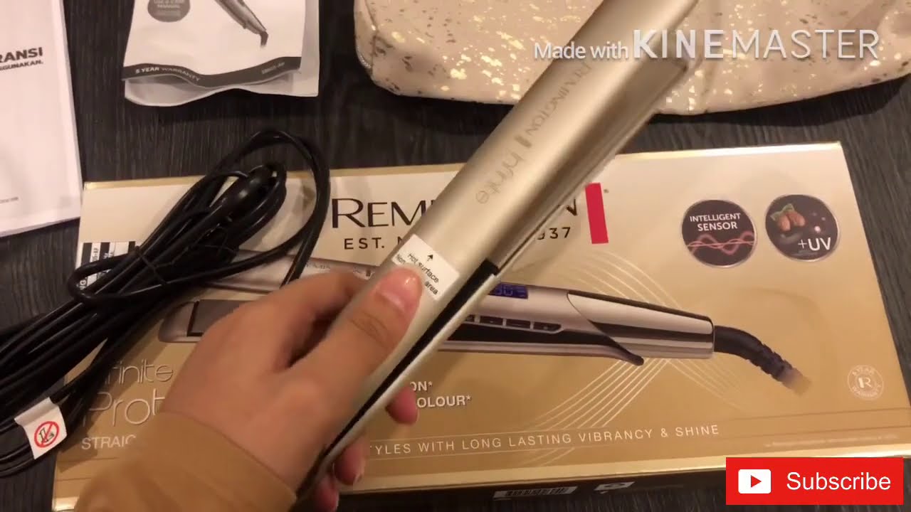 Unboxing Remington Infinite Protect Straightener S8605-AP