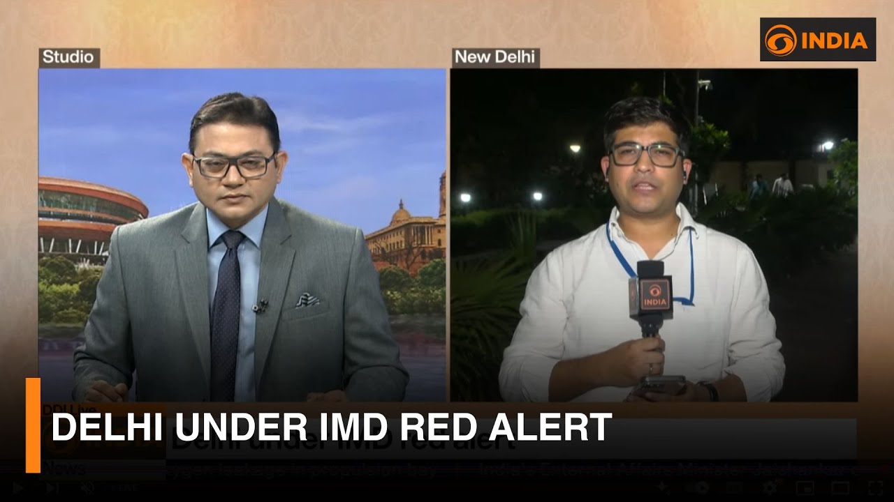 Delhi under IMD red alert | DD India