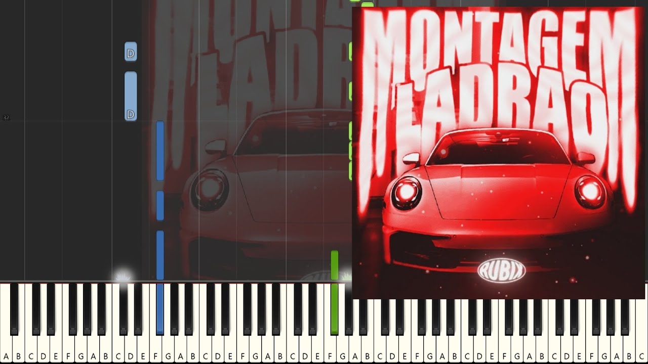 ATLXS, MXZI - Montagem Ladrao (Piano Tutorial)