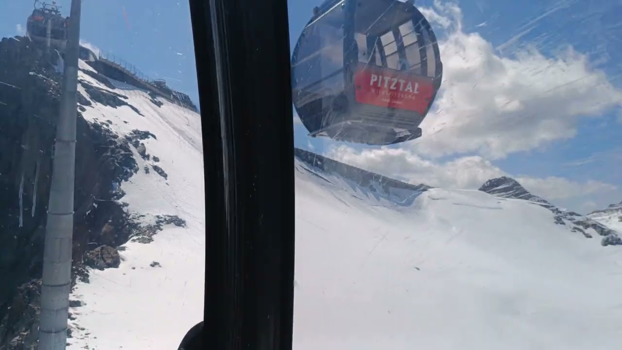 Austria Pitztal Gletscher 07.08.2025 Aussichtplattform Seilbahnfahrt &Ouml;sterreich 