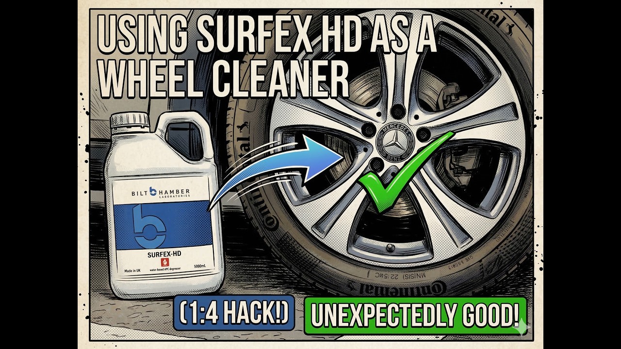 Может ли Surfex HD заменить очиститель колёс? Доведённый до предела.