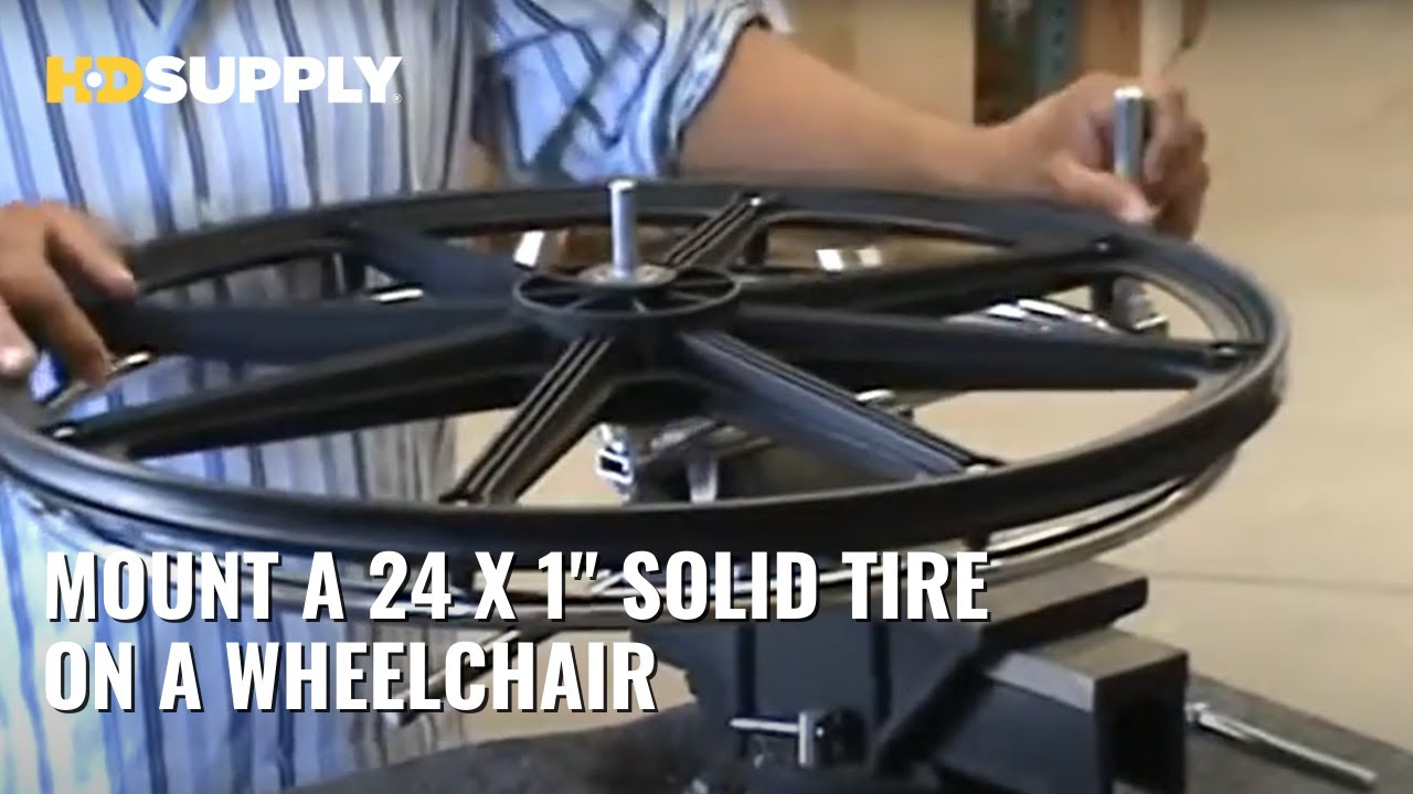 Новые решения — как установить цельнолитую шину 24 x 1 дюйм на диск | HD Supply