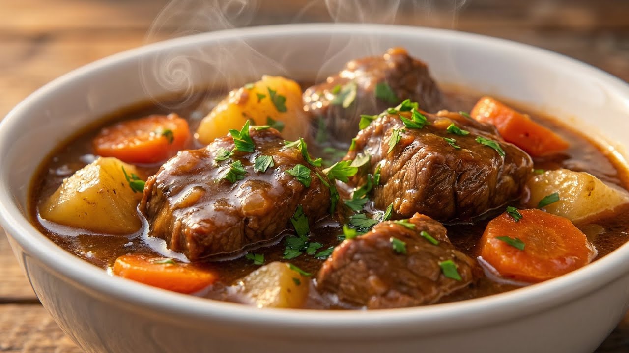 Krompir Čorba sa Junetinom – Meso se topi u ustima! (Starinski Recept)