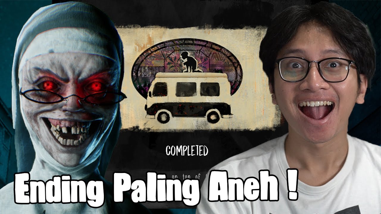 ENDING TERANEH DI EVIL NUN ! - Evil Nun The Broken Mask Tricky Escape Ending