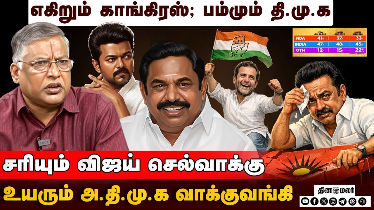 களத்தை கணிக்கிறதா கருத்து கணிப்புகள்?  | C Voter Survey | NDA | TVK | NDA | DMK