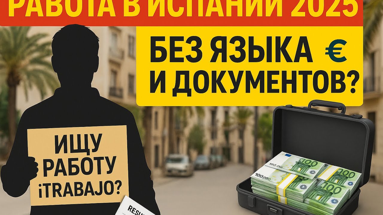 🔥🇪🇸 Работа в Испании 2025: как найти без языка и документов 🇪🇸 ТОП‑сайты 🔥