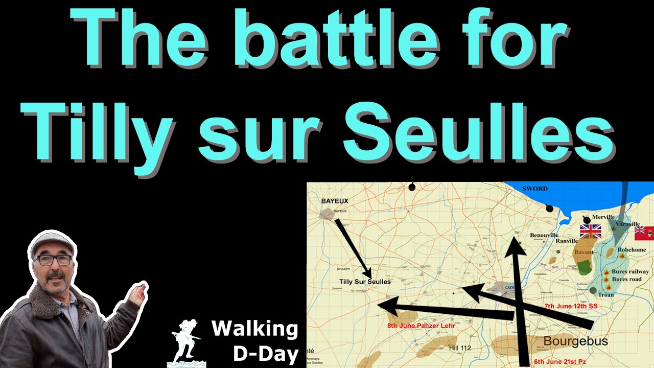 The battle for Tilly sur seulles. Bloody battle of attrition in Normandy, 3 days after D-day.