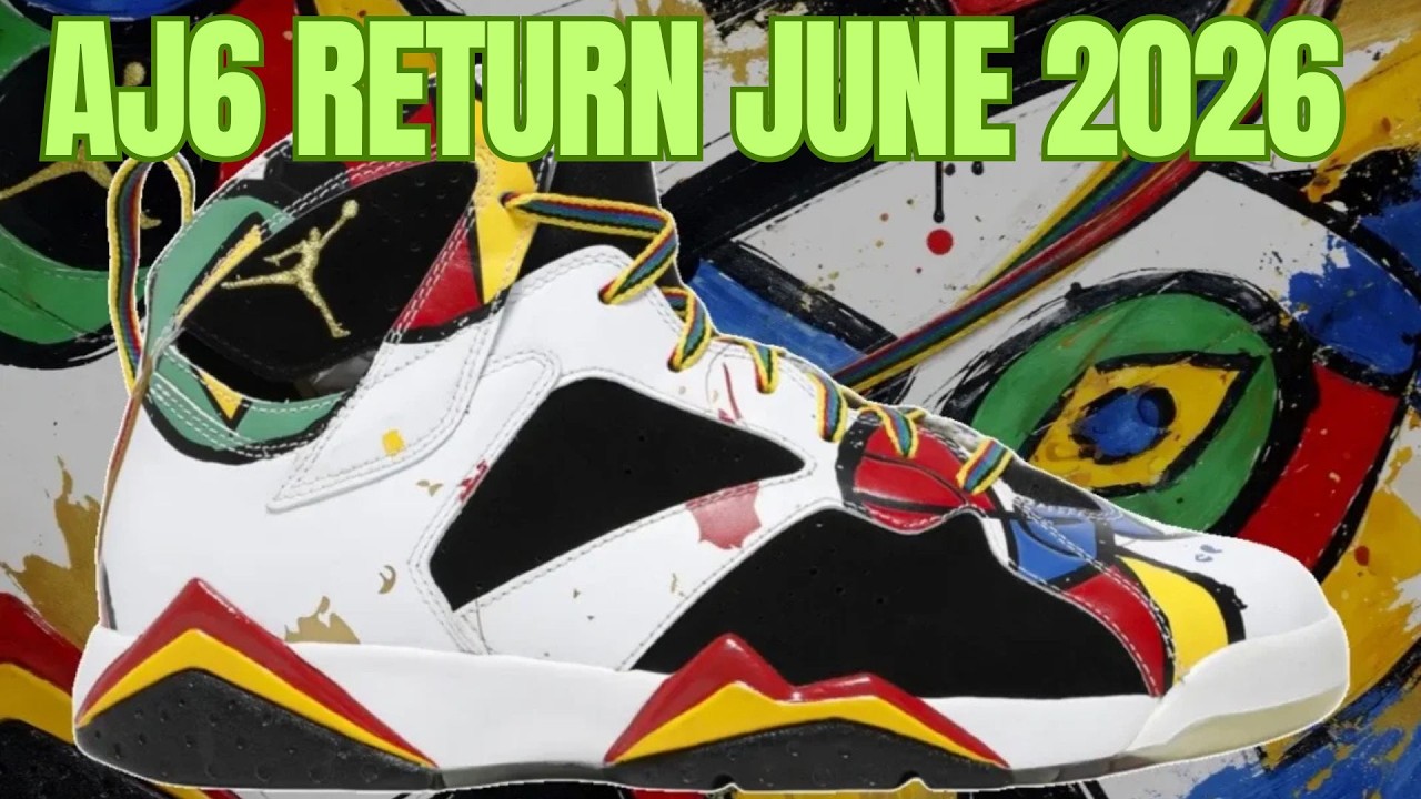 Air Jordan 7 “Miro” Retro CONFIRMED for June 2026! 👀🔥