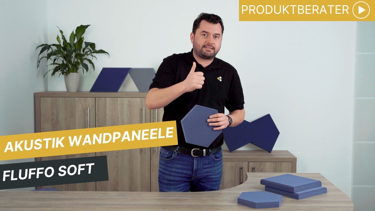 Schallabsorber Fluffo Soft - Raumakustik verbessern | Paneldesign24