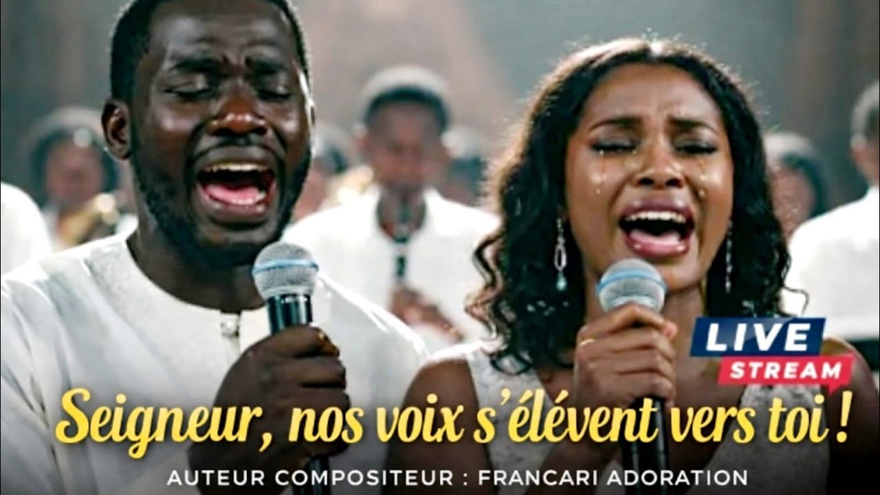 Seigneur, nos voix s'élèvent vers toi !#gospelmusic #louange #adoration #foi 