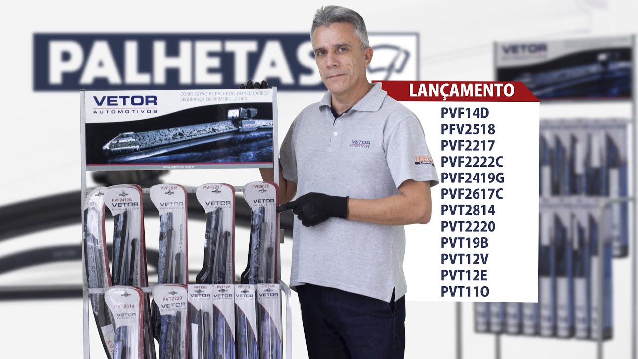Lan&ccedil;amentos Palhetas Vetor Automotivos!