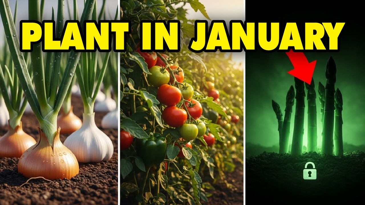18 Crops to Plant in January for Year-Round Food Self-Sufficiency