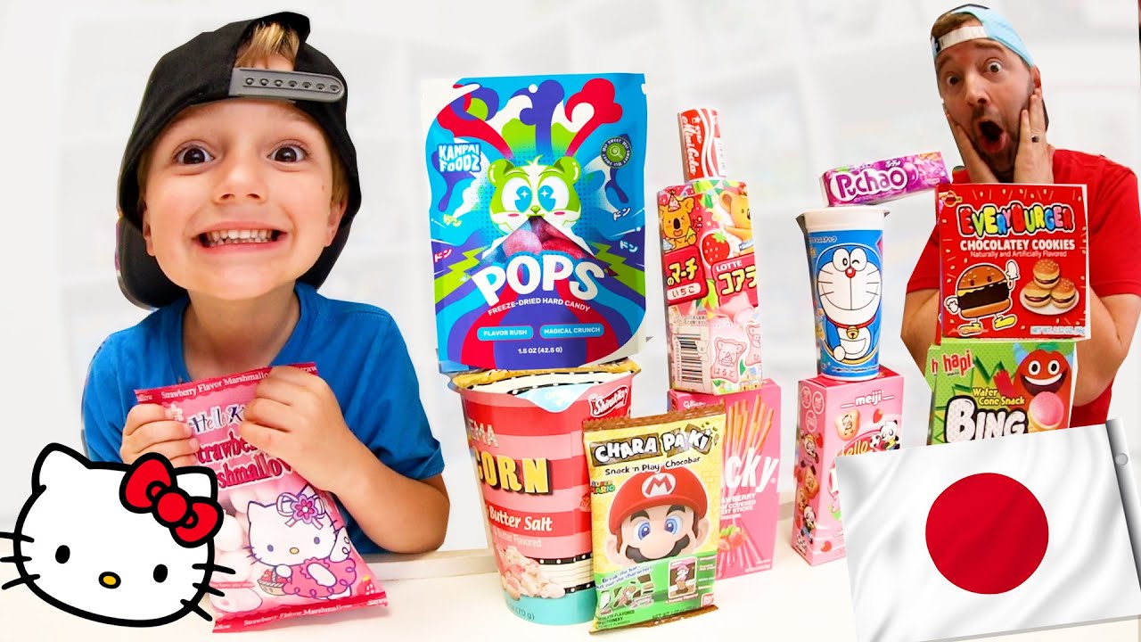 4 Year Old Ranks JAPANESE CANDY!