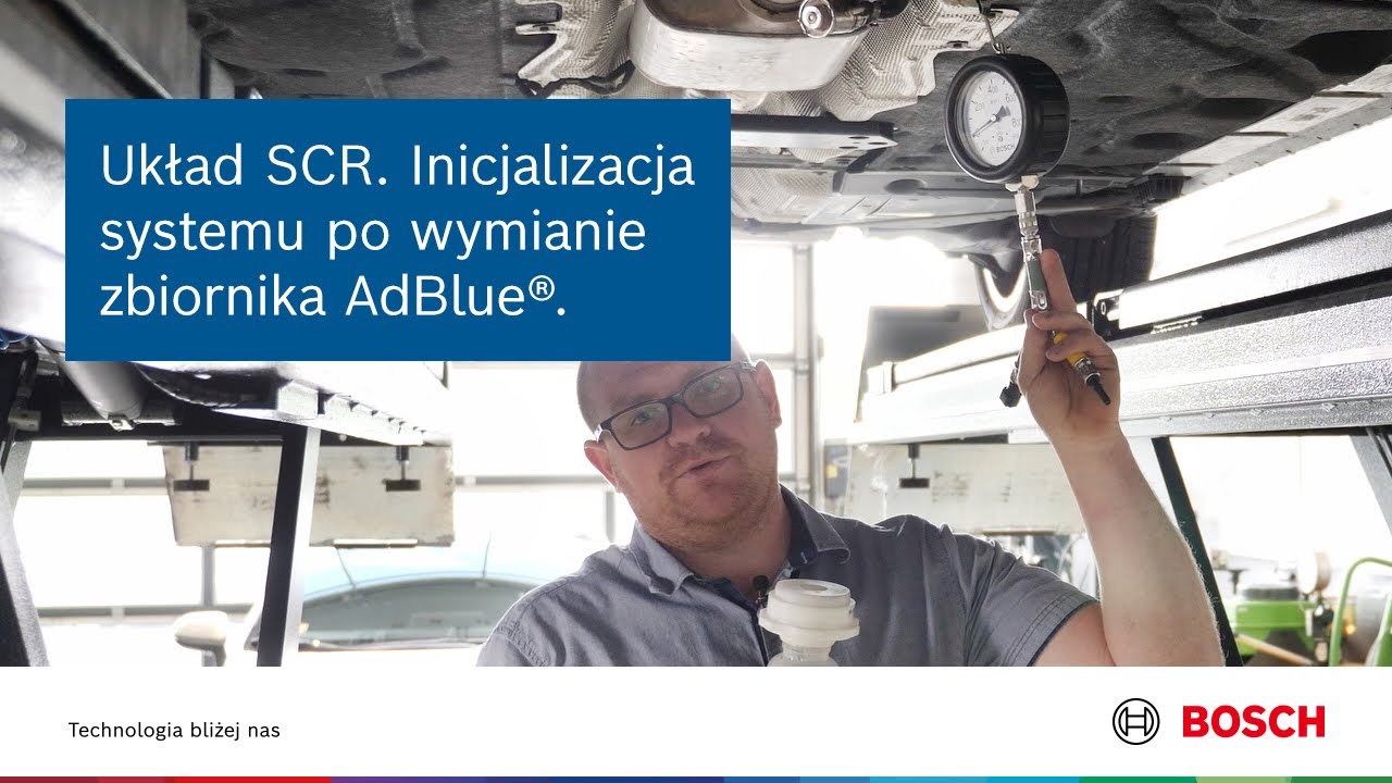 Układ SCR. Inicjalizacja systemu po wymianie zbiornika AdBlue&reg;.