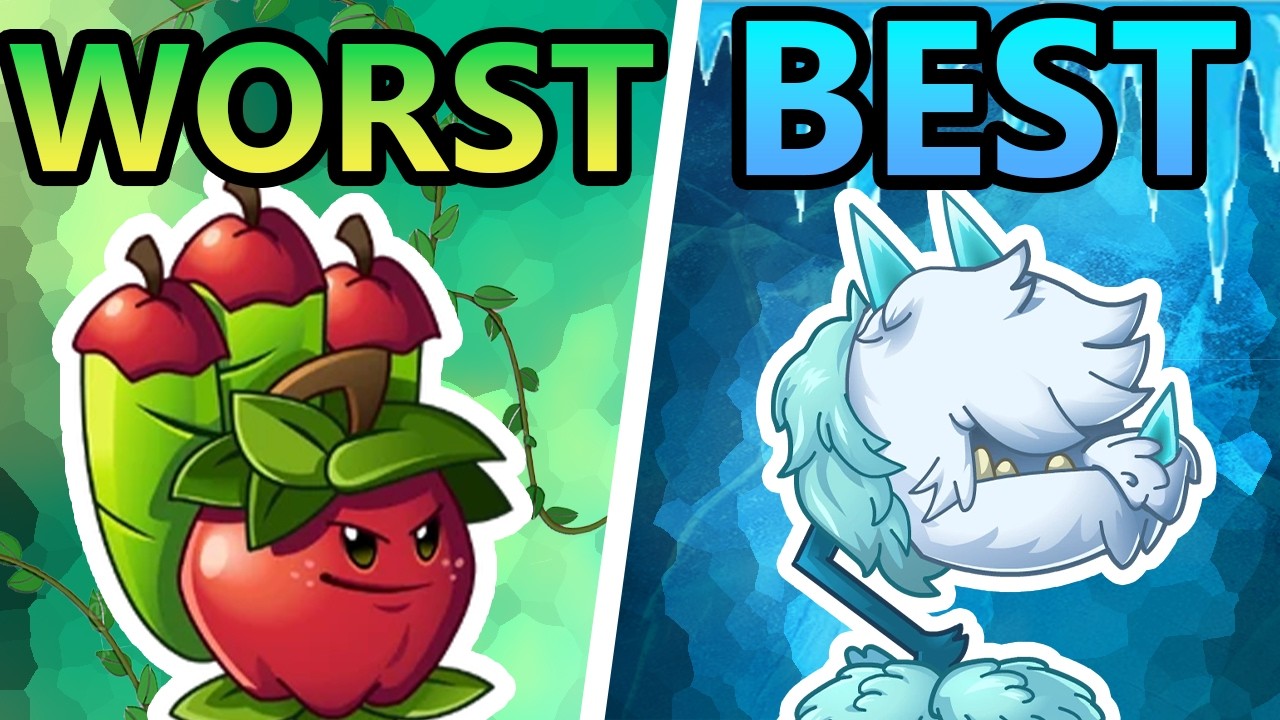 Рейтинг всех премиальных растений от худшего к лучшему. (PvZ2)