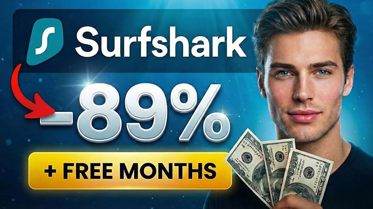 Surfshark Coupon Code 2026 ✅ Biggest VPN Deal &ndash; 89% OFF + FREE Months