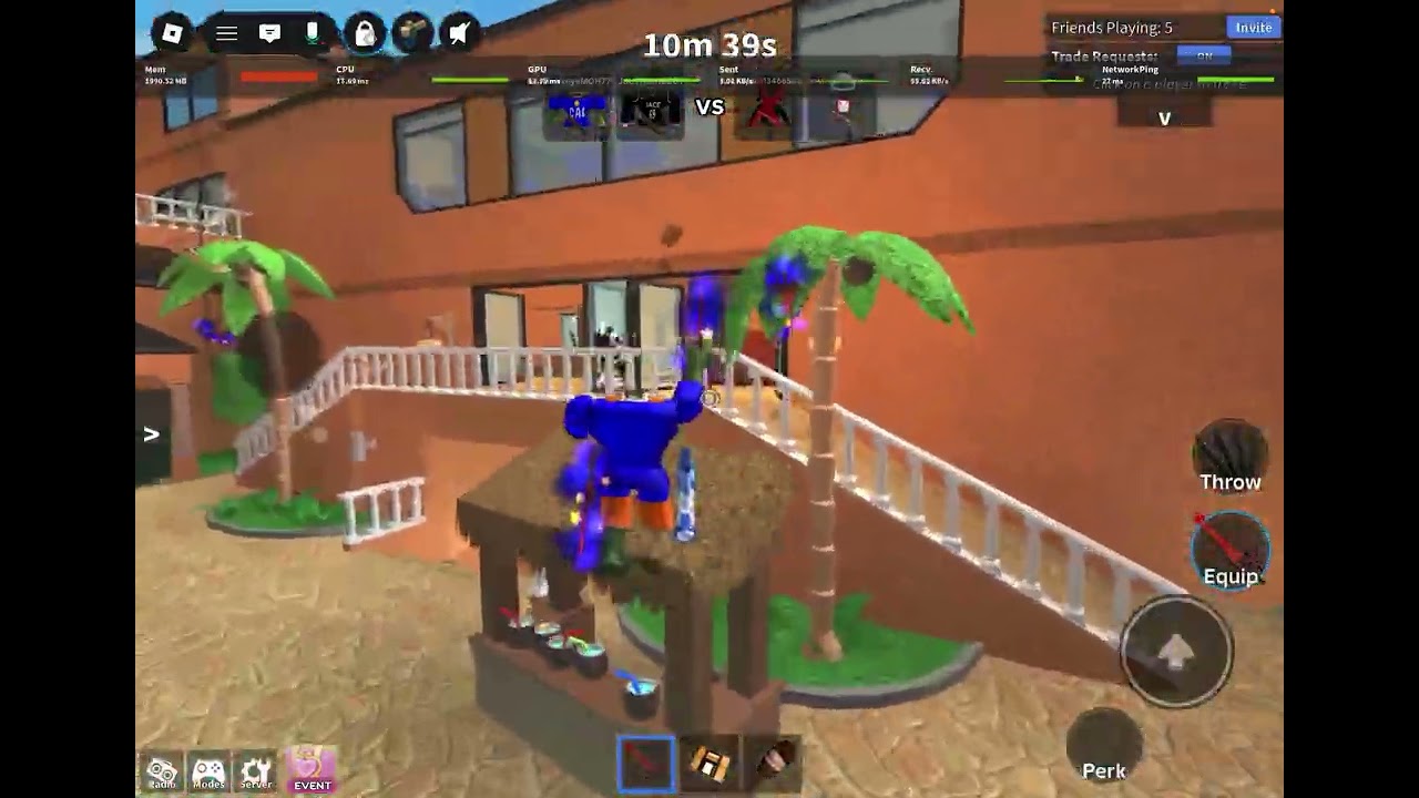 2v2 with friends (first to 6)