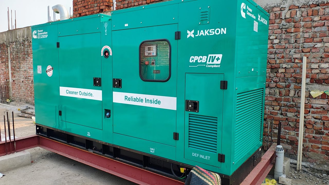 125 KVA 3phase 2025 model jakson generator unboxing and review