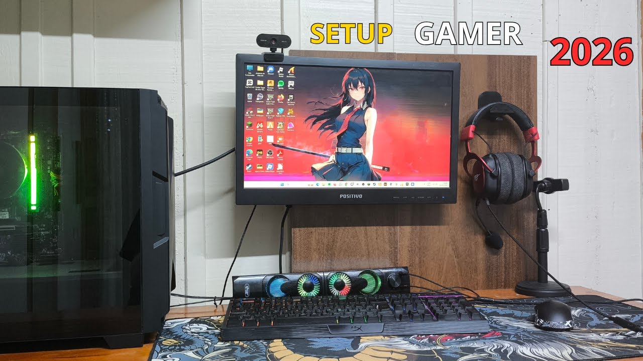 Meu Setup Gamer 2026 | Tour Completo do PC