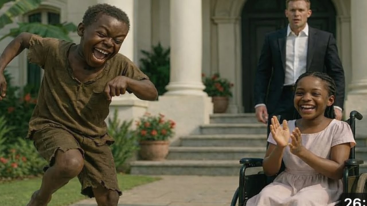 A Billionaire Finds A Homeless Boy Dancing To His Paralyzed Daughter…What Happen Next Was Shocking!