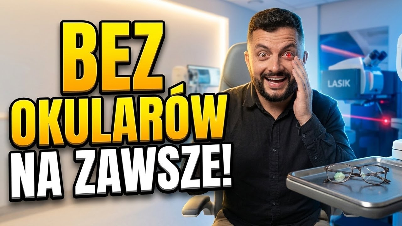 Moje PRZEŻYCIE z Korekcją Wzroku Laserem! (Bez Okularów NA ZAWSZE?) - Maciej Wapniak Wapiński