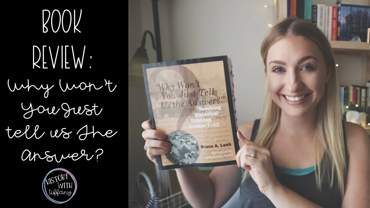 Book Review | Why Won't You Just Tell Us The Answer?