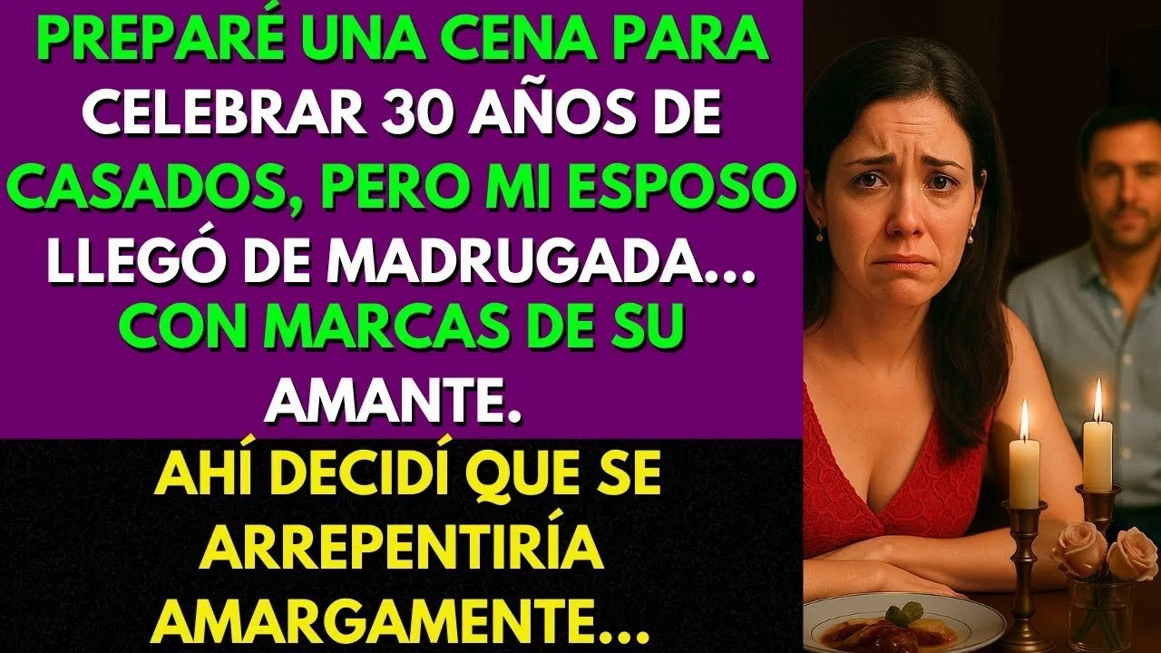 Preparé Una Cena por Nuestro Aniversario… Pero Él Llegó Oliendo Al Perfume de Su Amante y Lo Que