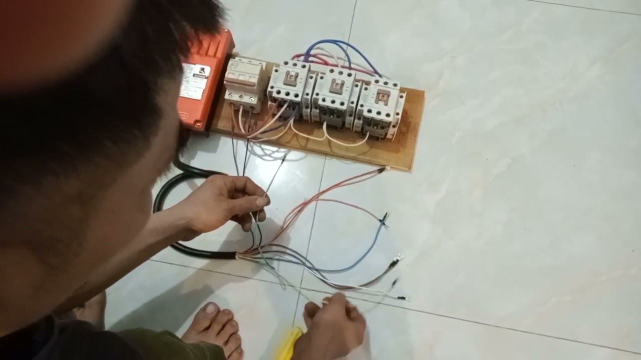 Hướng dẫn lắp điều khiển cầu trục