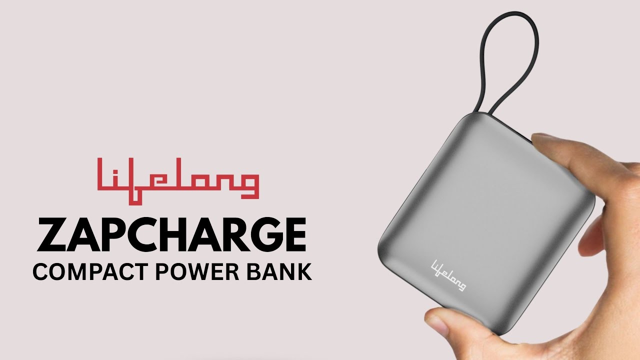 Lifelong Zapcharge⚡| Compact And Pocket Size 10000mAh Power Bank 🔋| Specs & Price