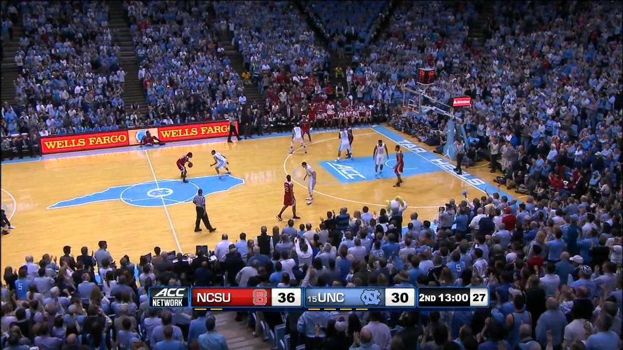 2015.02.24 NC State Wolfpack at #15 North Carolina Tar Heels Basketball