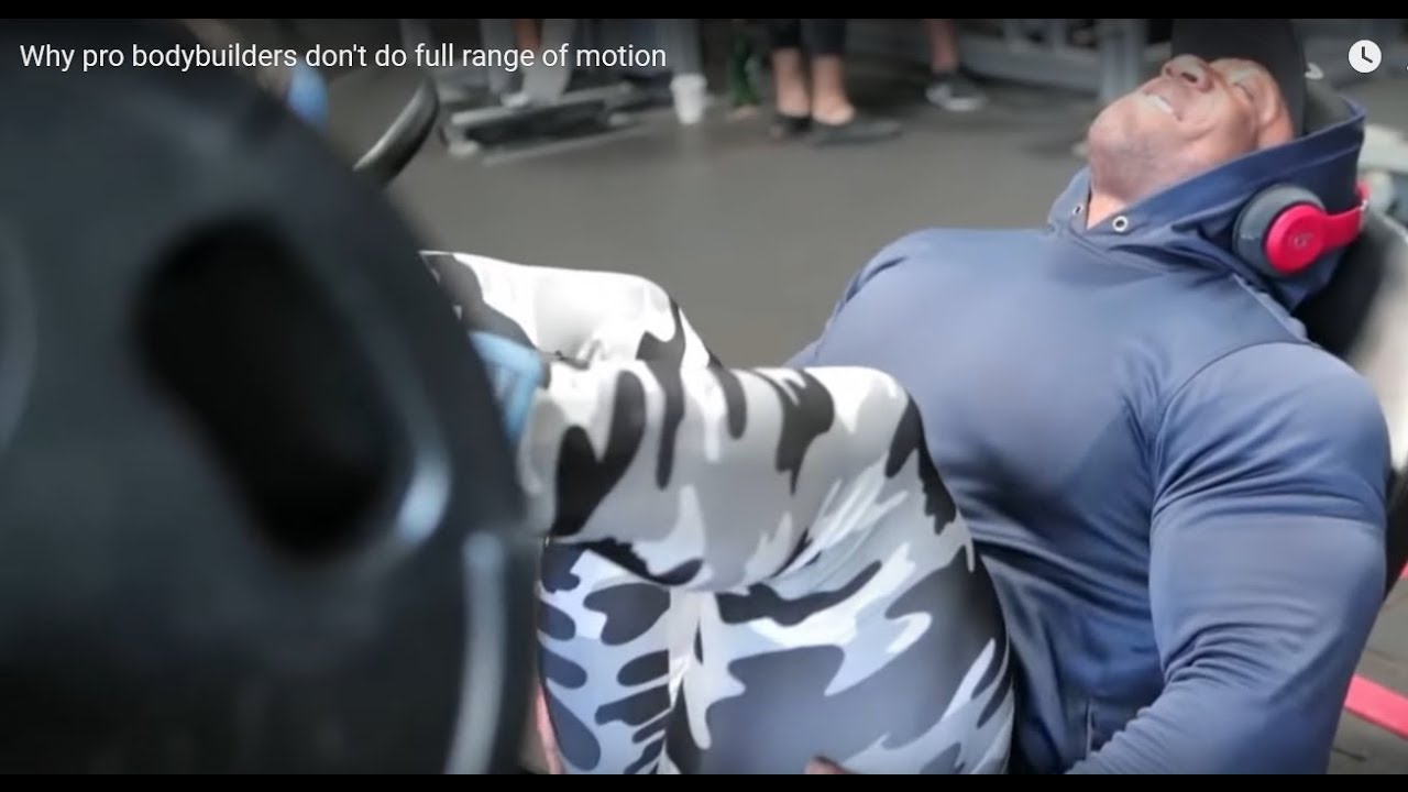 Re: Tomn8er - Why pro bodybuilders don't do full range of motion