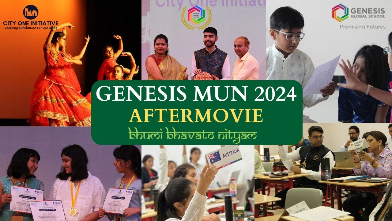 Genesis MUN 2024 | Genesis Global School & City One Initiative