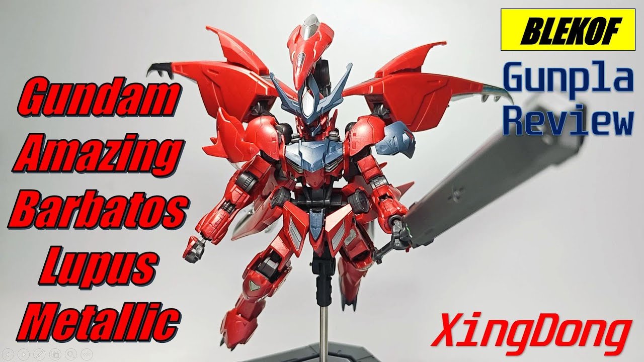 [BOOTLEG ĐÁNG MUA] XingDong| HG ASW-08A Gundam Amazing Barbatos Lupus | BARBATOS CHÁY NHẤT! #gundam