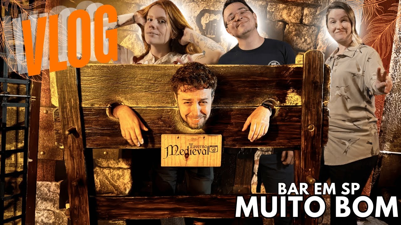 🍻 Vlog na Taverna Medieval - Uma Experiência Única em SP! 🍻