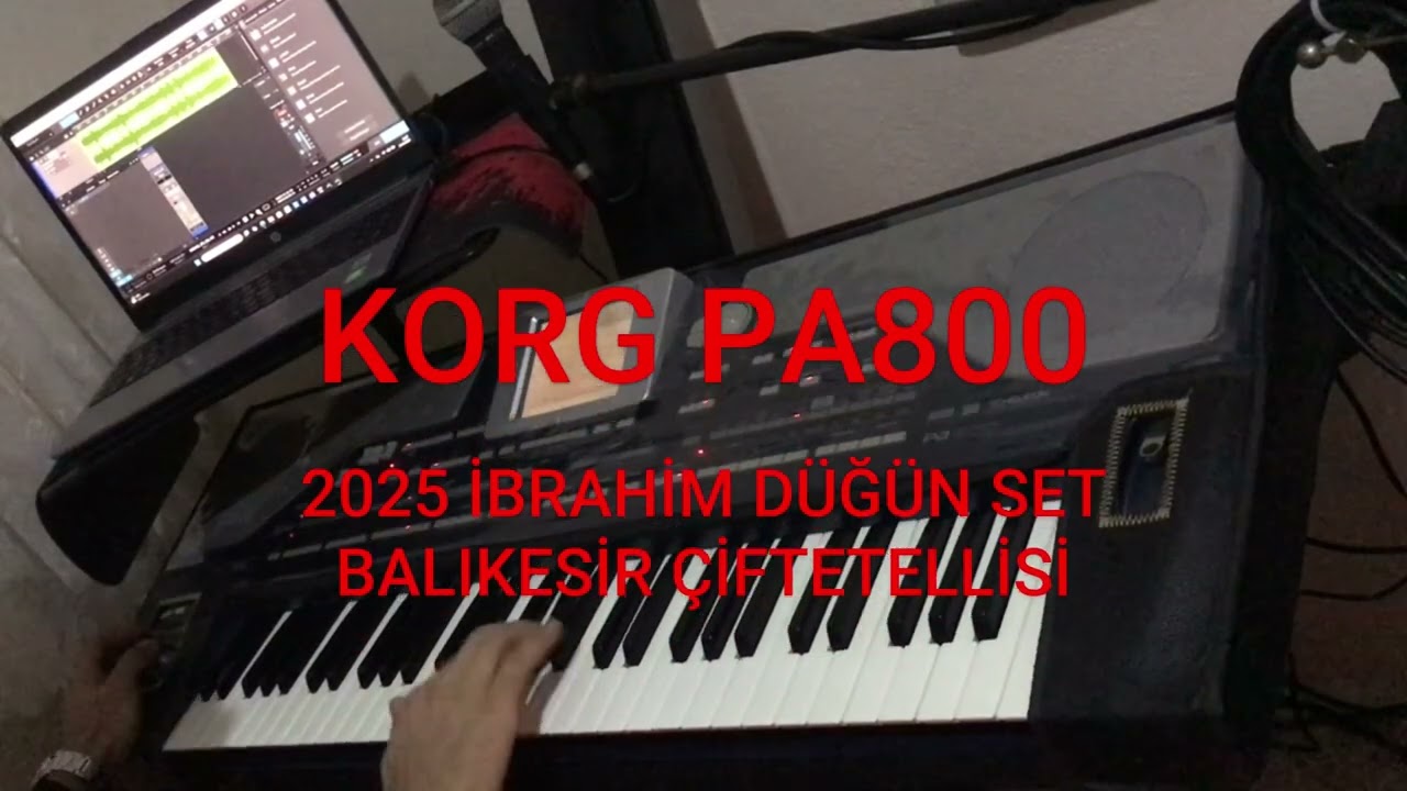 KORG PA800 - 2025 İbrahim Düğün Set Balıkesir Çiftetellisi