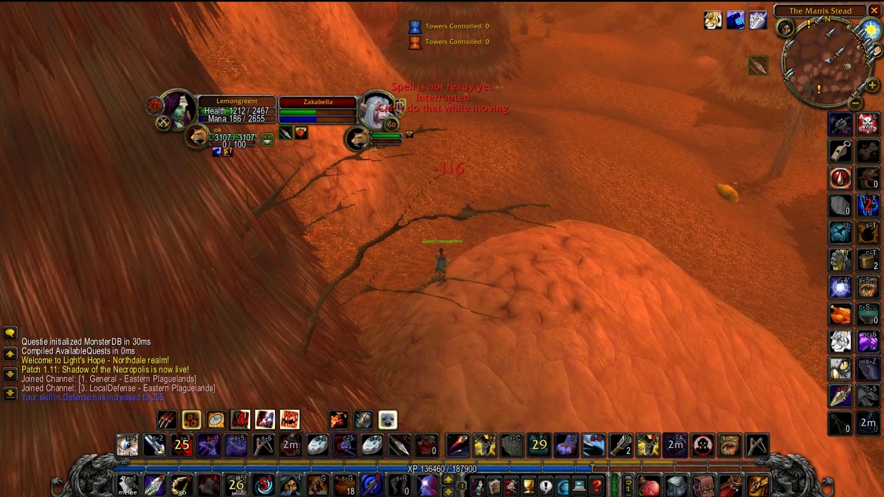 level 56 vs 60 hunter - lightshope