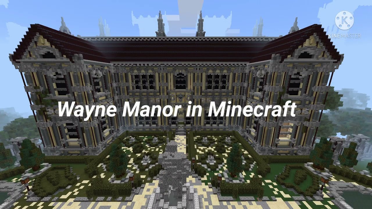 Wayne Manor in Minecraft