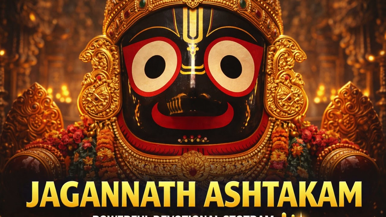 జగన్నాథాష్టకం | JAGANNATH ASHTAKAM | POWERFUL DEVOTIONAL STOTRAM FOR DIVINE BLESSINGS 🙏✨