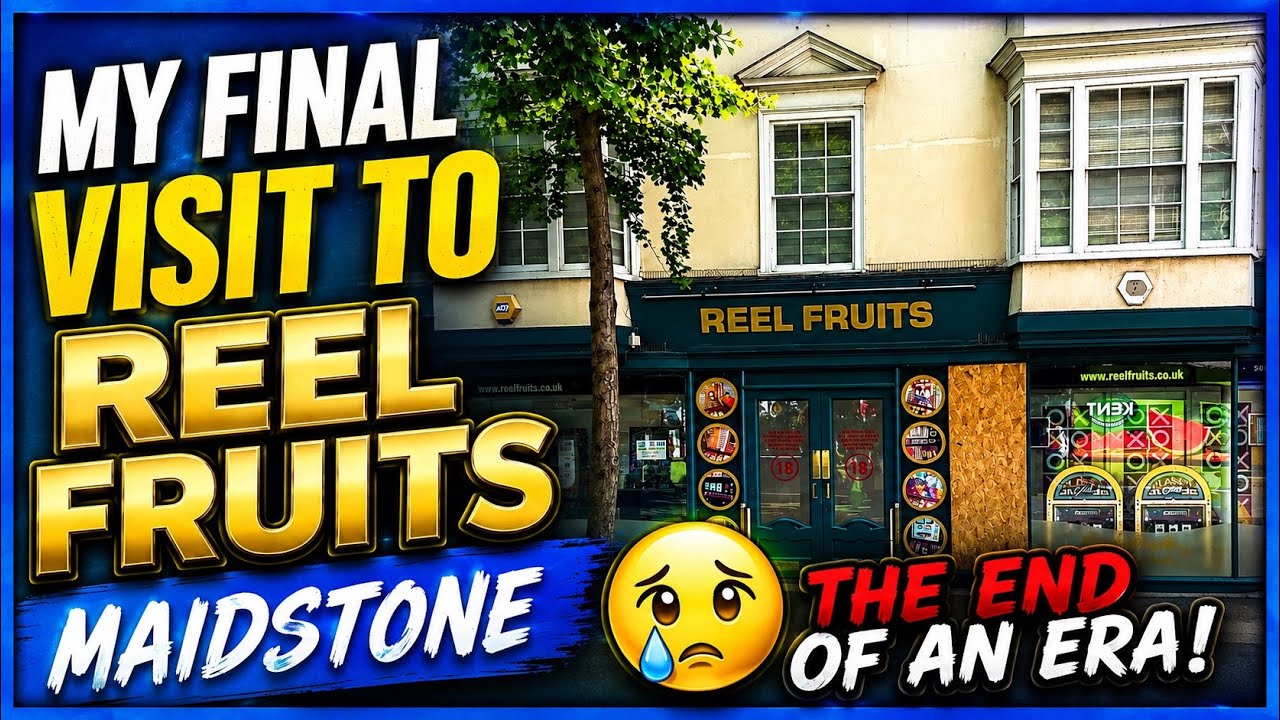 My last trip to Maidstone as we know it!  Fruit Machine action from Reel Fruits