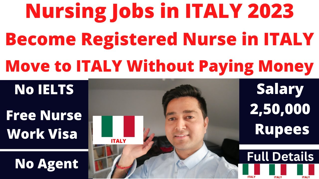 Nursing Jobs in ITALY | Become Registered Nurse in Italy |Nurse Job in Italy | Apply Nurse Work Visa