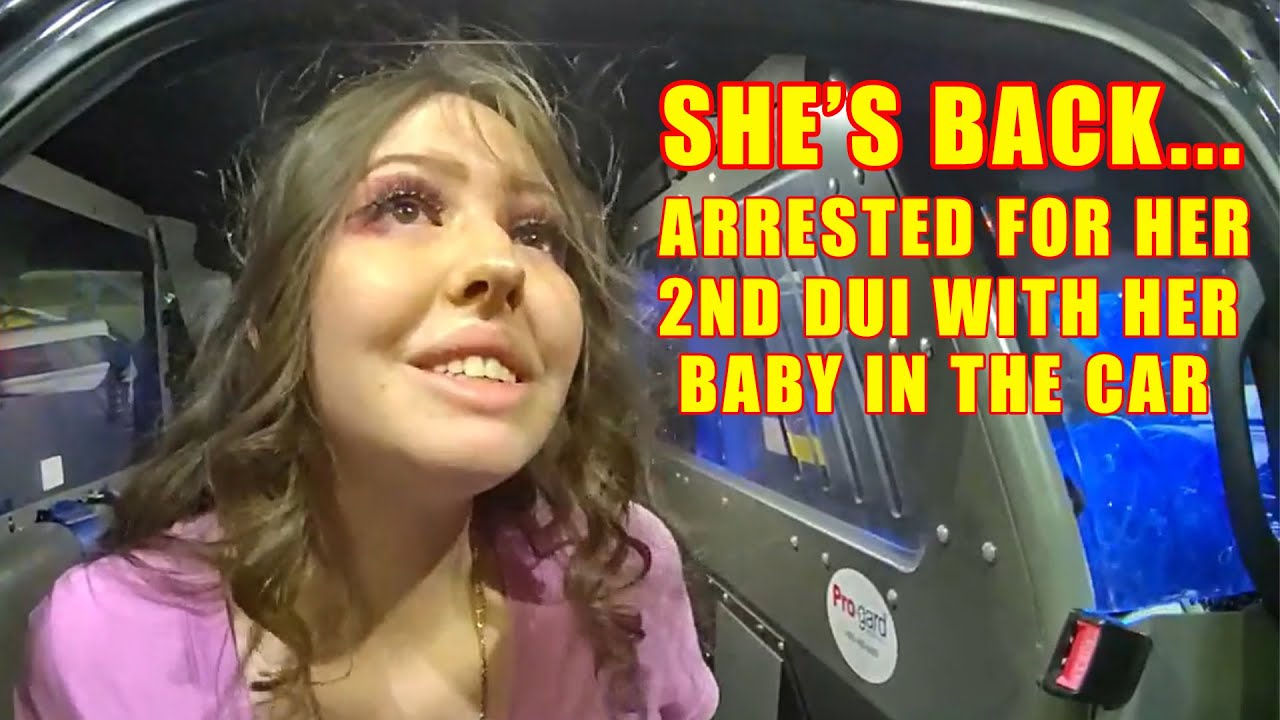 23-Year-Old is Arrested Again for Drunk Driving with Her Child in the Car