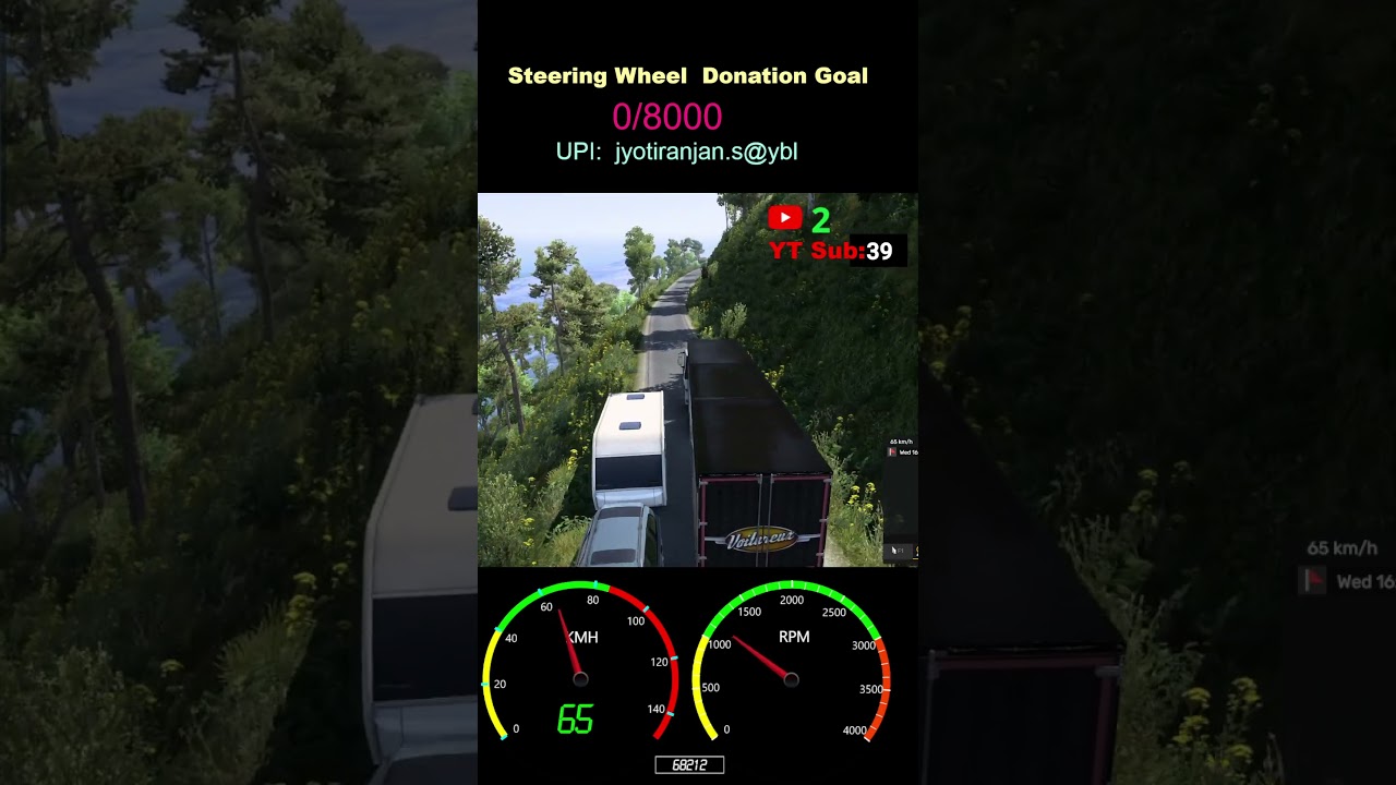 ETS 2 gameplay in Curvy road