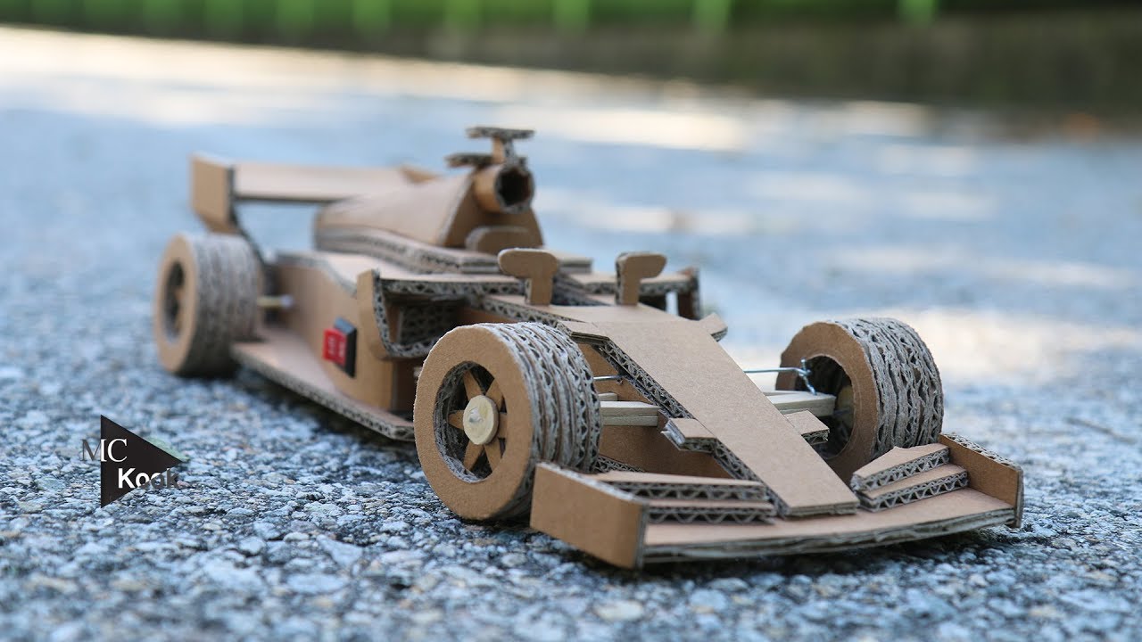 How to make Amazing F1 Racing Car(Ferrari) - Cardboard DIY