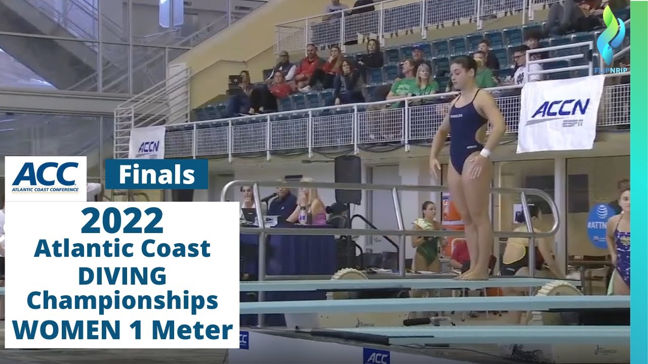 2022 ACC Womens 1 Meter Diving Finals - College Diving