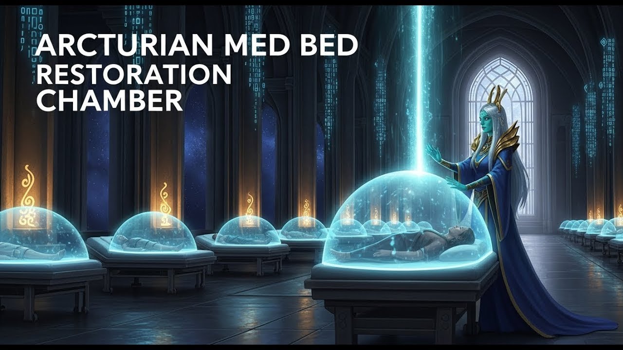 ARCTURIAN MED BED FOR ASCENSION 🛏 Healing Codes 528Hz for Transformation & Soul Evolution