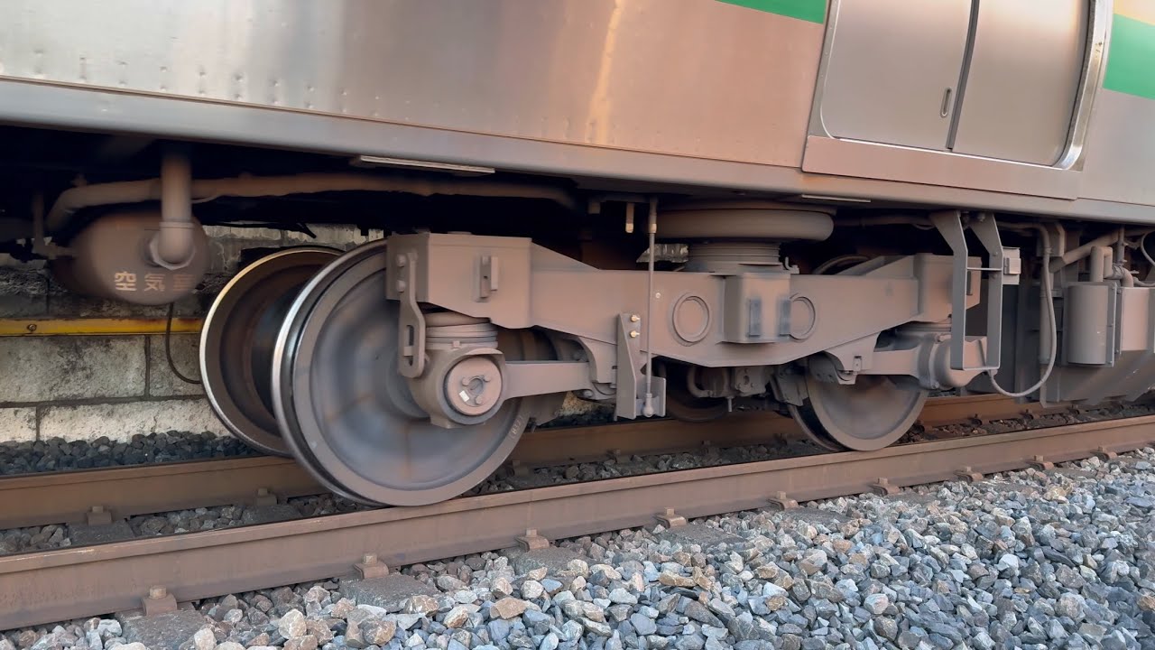 【気付けば残り1本】床下中心の行田駅着発シーン【墜落インバータ】